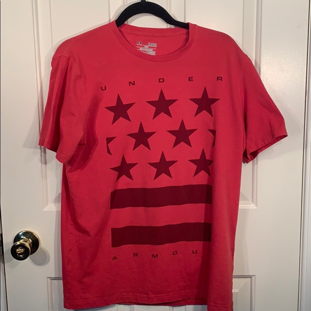 Red under armor T-shirt size S